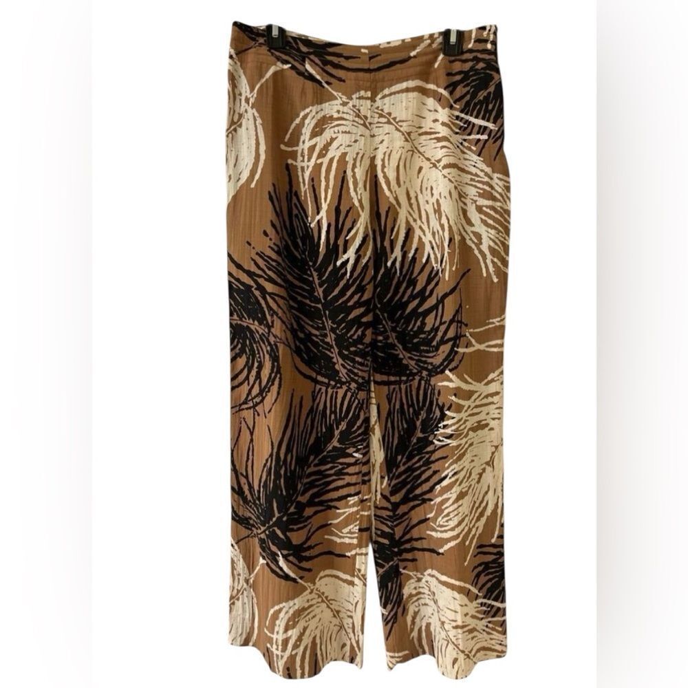 Nic + Zoe botanical dressy pant size 8